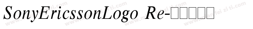 SonyEricssonLogo Re字体转换